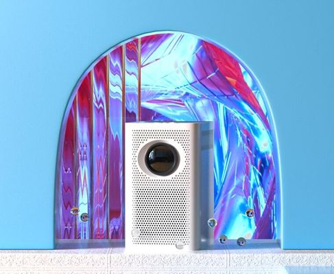 Wifi 4k 1080p Taşınabilir Mini Led Multimedya Projektörü Android 7.1