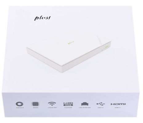 4 gb 64 gb Amlogic S905X4 OTT Android TV Set Üstü Kutusu Android 11 AV1 8K Çift WiFi