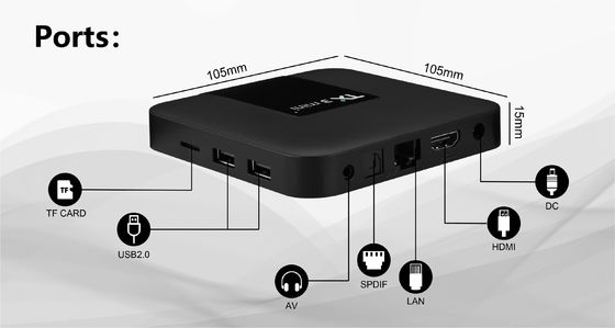 TX3 Mini Akıllı OTT Android TV Kutusu HD 4K Wifi Amlogic 1G 8G H.265 2.4G 5G