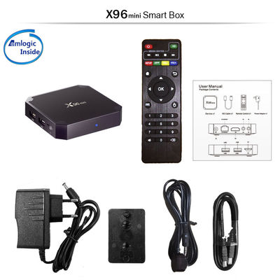 X96 Mini Amlogic S905W Dört Çekirdekli OTT Android TV Kutusu 2GB 16GB 2.4GHz WiFi Android 9.0