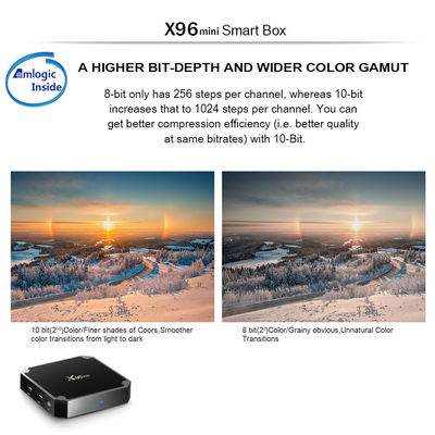 Çift Wifi Neflix Akıllı Android X96mini TV Kutusu Full HD 1080p 4K 8K 2GB 8gb 16GB 4GB 32GB