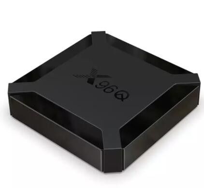 X96Q Smart Allwinner OTT Android TV Kutusu H313 Dört Çekirdekli 2GB 16GB Ses Kontrolü