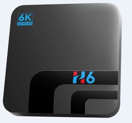 Full HD 6K Qplus Uluslararası  OTT Kutusu Alıcısı H6 Dört Çekirdekli 4GB 32GB