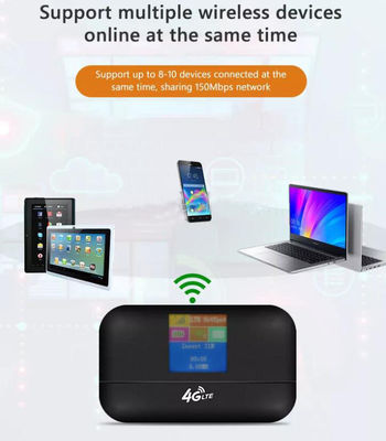 3200mAh Mobil Cep Wifi Cihazı 5G Taşınabilir Hotspot Yönlendirici 150Mbps