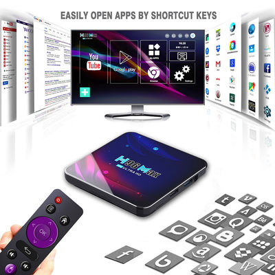 Intel Rk3318 H96max Kurulum Kutusu  Oynatıcı Maks 4k Android 10.0 Dört Çekirdekli