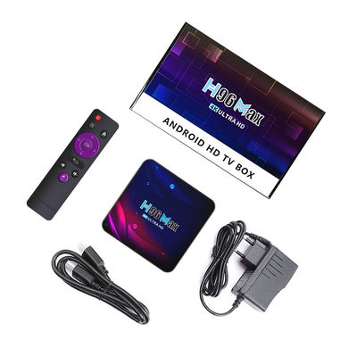 Intel Rk3318 H96max Kurulum Kutusu  Oynatıcı Maks 4k Android 10.0 Dört Çekirdekli