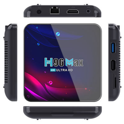 Intel Rk3318 H96max Kurulum Kutusu  Oynatıcı Maks 4k Android 10.0 Dört Çekirdekli