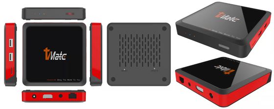 OTT Android Akıllı TV Kutusu Android 10.0, 2.4G&amp;5G Wifi ile BT4.0 4K 3D Set Üstü Kutusu Google Ses Kontrolü