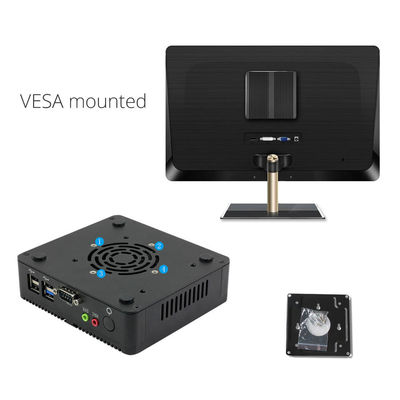 Fansız Linux Pfsense Endüstriyel Mini İş İstasyonu Bilgisayar PC N2930 300Mbps VGA RS232