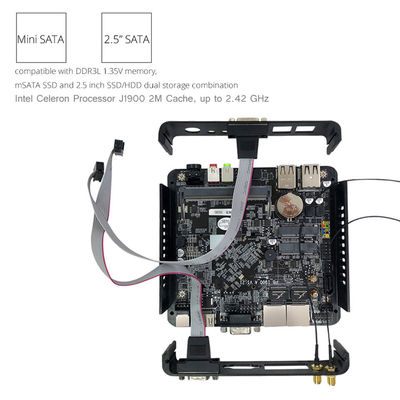 4 Gigabit Ethernet Masaüstü Mini İş İstasyonu PC N2830 RJ45 Tel İçi I211AT NIC Pfsense Sunucusu