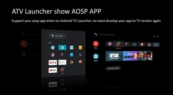 Güvenilir Ağ Dört Çekirdekli 4K ATV Oynatıcılı 3D 4K OTT Akıllı Kutu Google Tv Kutusu