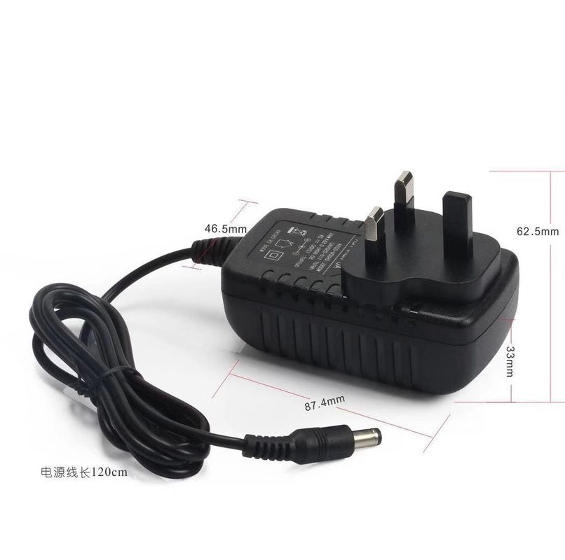 UK 3pin Düzenlenmiş AC DC Adaptörü 12v 3a SMPS 1a 1.5a 2A 2.5a