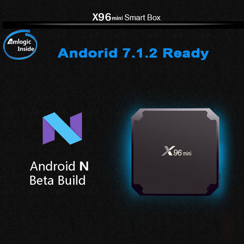 X96 Mini Amlogic S905W Dört Çekirdekli OTT Android TV Kutusu 2GB 16GB 2.4GHz WiFi Android 9.0