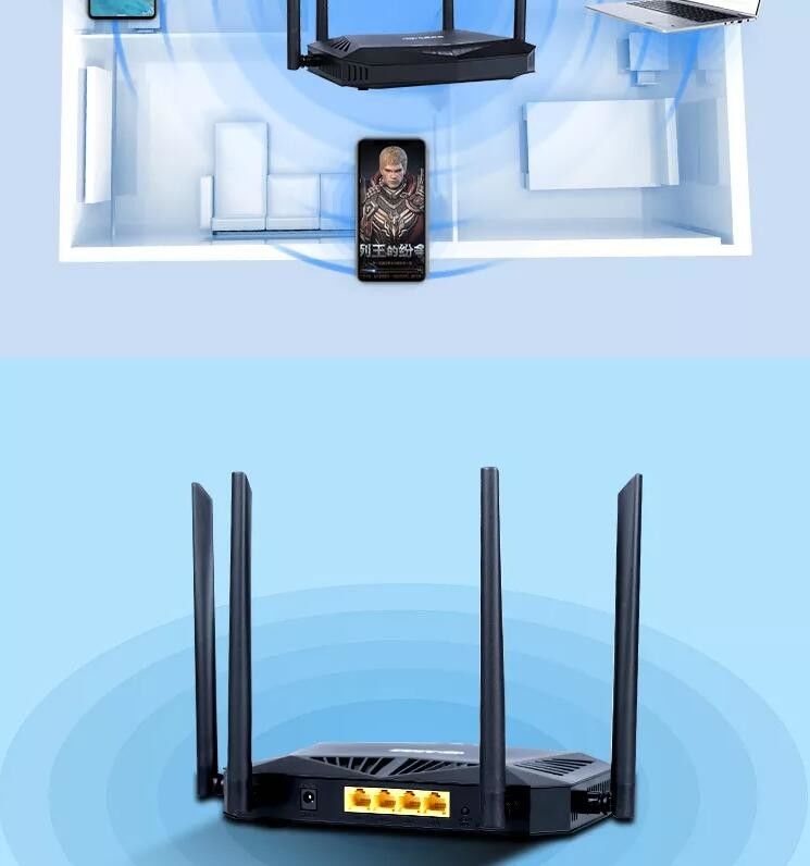 Gigabit Kablosuz Çift Sim Mobil Veri Yönlendirici Hotspot 900MHz Çift Çekirdekli