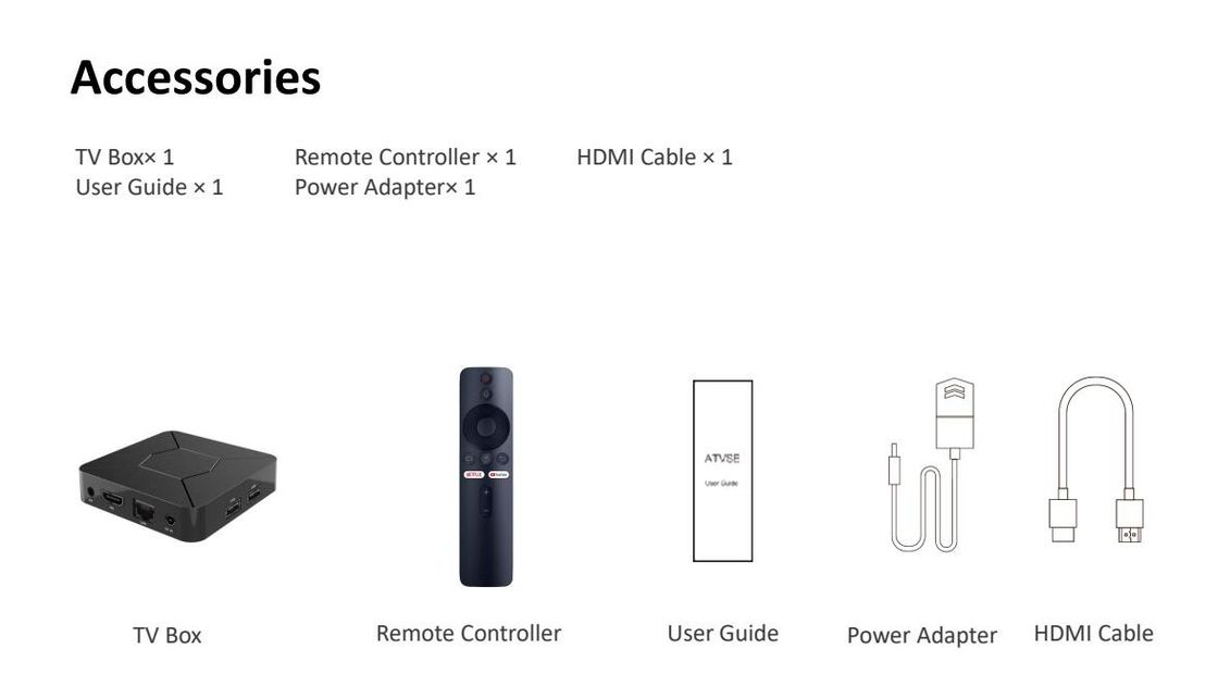 Google Tv Kutusu 4K OTT Kutusu Android 10.0 İnternet TV Kutusu HD H.265 4K